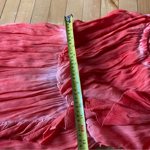 Free People Aphrodite orange ruffle mini dress - Picture 12 of 12